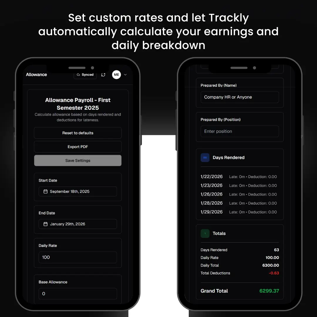 Trackly screenshot 6